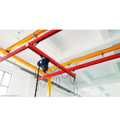 Customized 250kg lightweight kbk rail suspension combined truss crane with flexible crane quality as